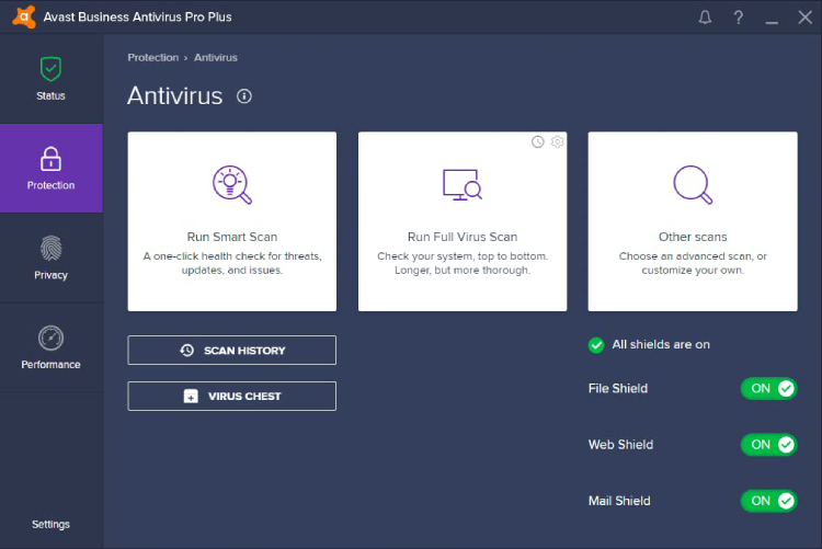 Avast Antivirus for Business, Avast Endpoint Protection.