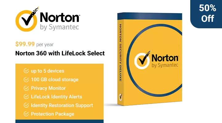 Norton 360 mit LifeLock Select.