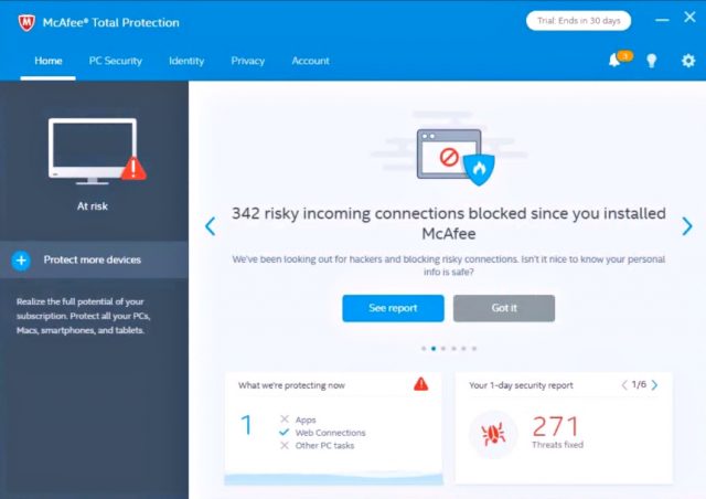 is mcafee virus protection good