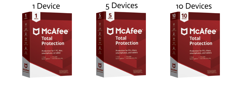 mcafee for 5 devices