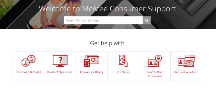 McAfee Antivirus Support.