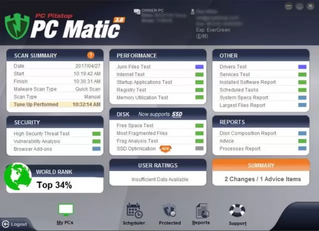 PC Matic Features.