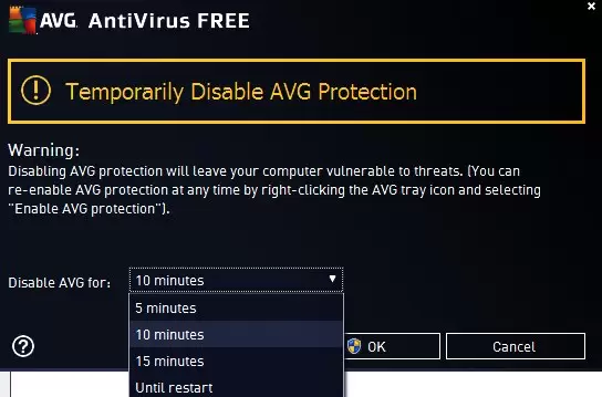 comment désactiver l'antivirus gratuit avg