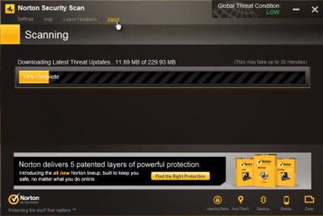 portable norton security scan and clean