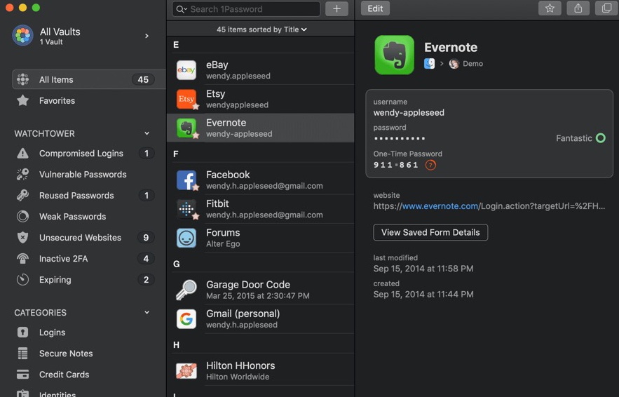 share multiple passwords in password manager pro