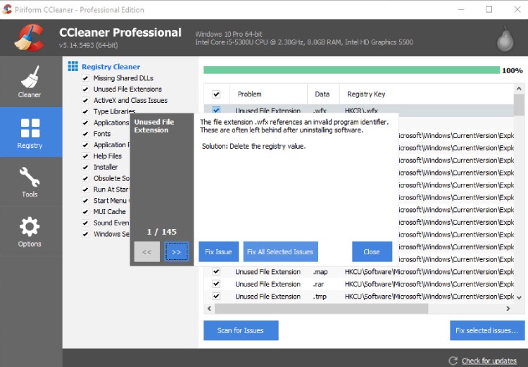 CCleaner Registry Cleaner, CCleaner Review.