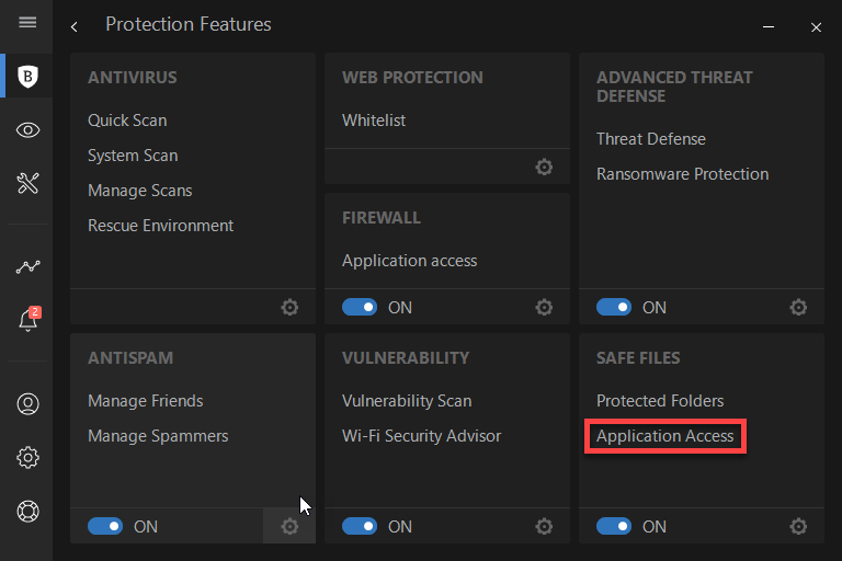 Affiliate Link Bitdefender Antivirus Safe Files Main Screen