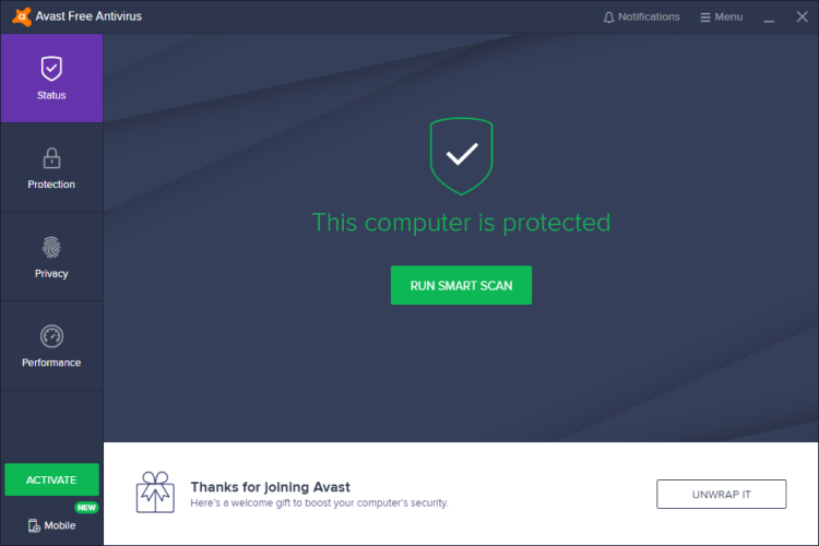 Avast Free Antivirus
