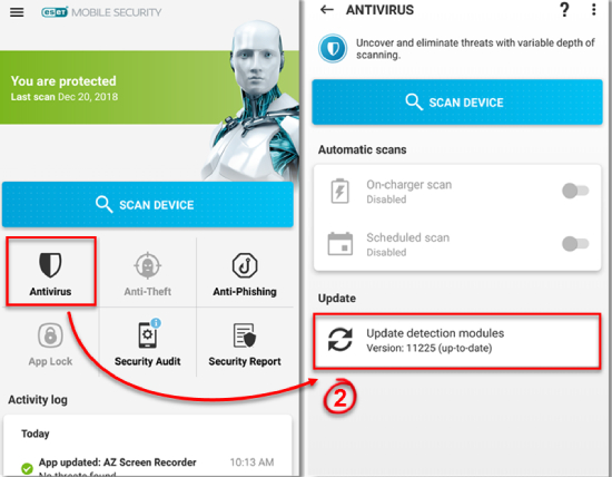 ESET Mobile Security and Antivirus