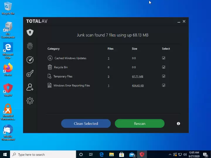 Total AV scan for system tune