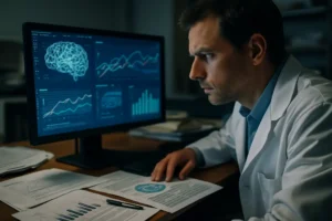 AI Energy Efficiency dashboard monitoring servers, grid demand, and cooling systems