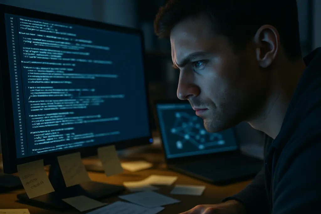 Analysts reviewing rogue AI agents activity in an isolated security lab