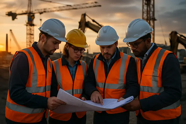 Temporary project team working in a secure technology operations center